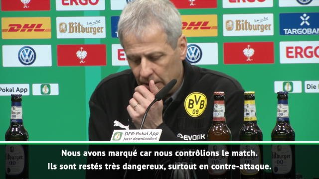 DFB-Pokal - Favre : Le 3-3 ne doit jamais arriver