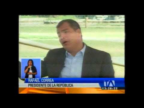 Correa reunió a su gabinete itinerante en Guayllabamba