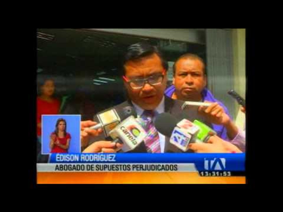 Supuestos perjudicados presentan denuncia en la Fiscalía