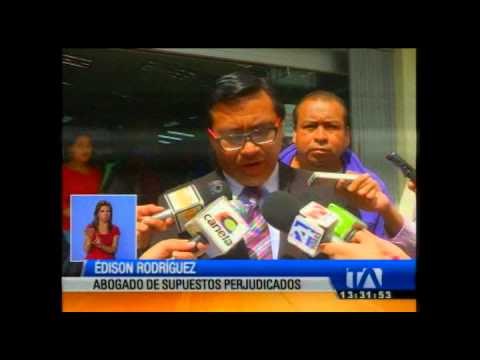 Supuestos perjudicados presentan denuncia en la Fiscalía