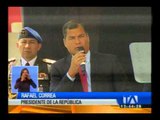 Correa entrega acreditación de Bachillerato Internacional a colegio fiscal en Quito