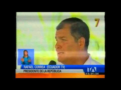 Correa exhorta a los ciudadanos a salir a las calles este miércoles