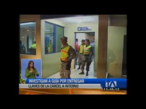 Investigan a guía penitenciario en la nueva cárcel de Guayaquil