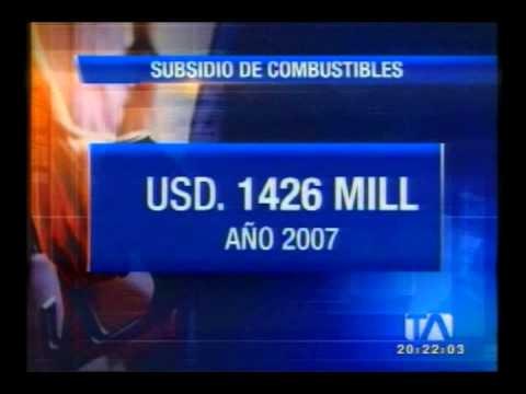 Subsidios al combustible