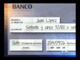 Conozca los nuevos cambios en el uso de cheques en Ecuador