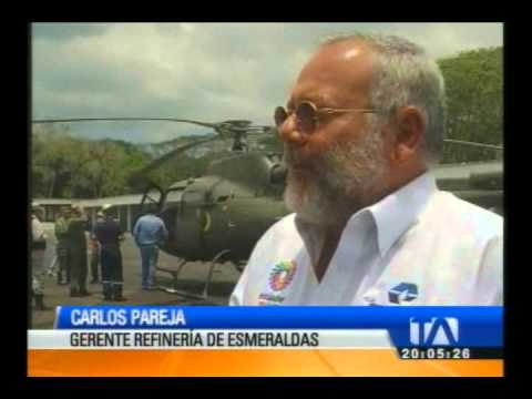 La refinería de Esmeraldas detiene sus operaciones para mantenimiento