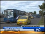 Autoridades realizan operativos de control en Morona Santiago