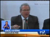 Cancilleres de Ecuador y Perú tratan temas bilaterales