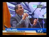 Correa fustiga a Nebot por el tema de las competencias de tránsito
