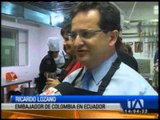 Embajadores preparan comida ecuatoriana