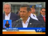 Correa invita al Perú a construir una ‘paz duradera y con justicia’