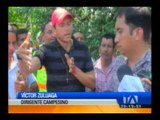 El Gobernador de Sucumbíos visita a refugiados colombianos en Ecuado