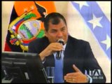 Correa se refirió ala reelección indefinida