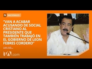 Nebot sostiene que Mauro T. no forma parte del PSC - Teleamazonas