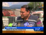 Policía descubre un tanquero con 20 mil galones de combustible en el norte de Quito