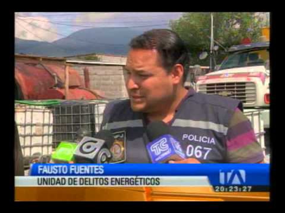 Policía descubre un tanquero con 20 mil galones...