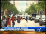 Mañana se cerrarán varias calles de Guayaquil