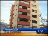 Explosión en edificio del norte de Quito deja varios heridos