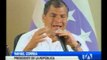 Correa hace algunas sugerencias para afrontar la crisis