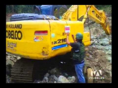 Operativo contra la minería ilegal deja dos personas detenidas