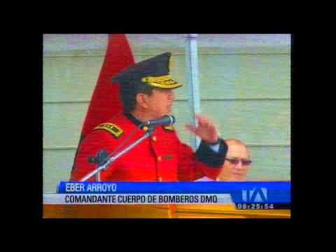 El Cuerpo de Bomberos de Quito realizó la ceremonia de ascenso de 86 miembros