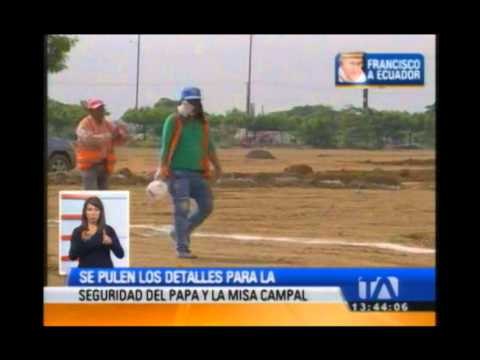 Simulacro en parque Samanes para pulir detalles de seguridad en visita del papa