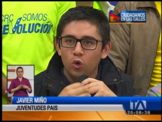 Marcha simpatizantes del Gobierno