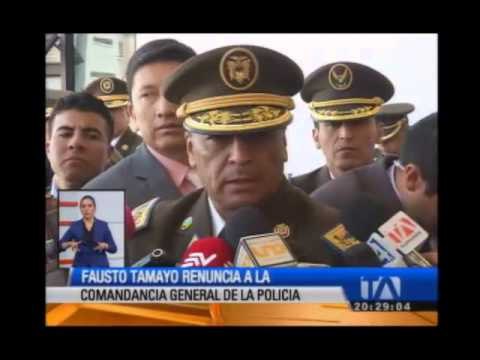 Renuncia Comandante General de la Policía