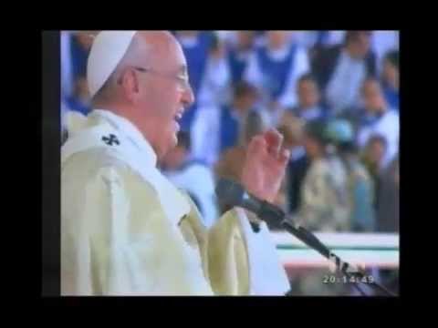 Las frases que marcaron la visita del papa en Ecuador