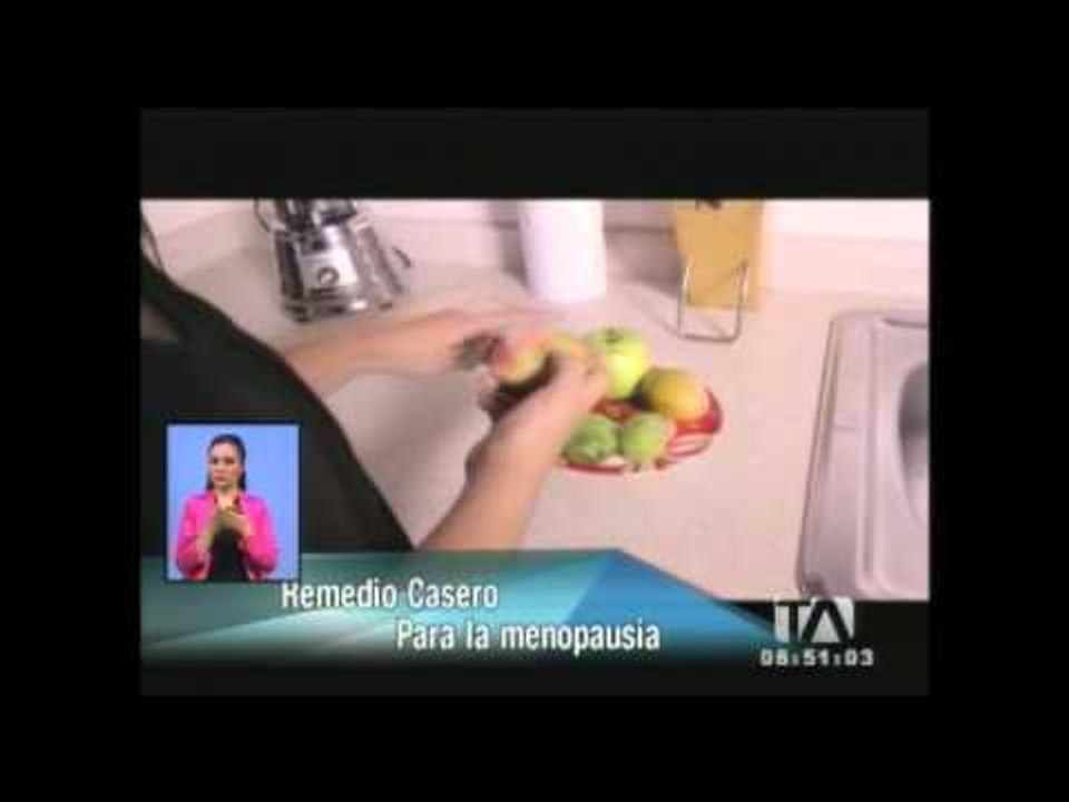 Remedio casero para aliviar los síntomas de la menopausia