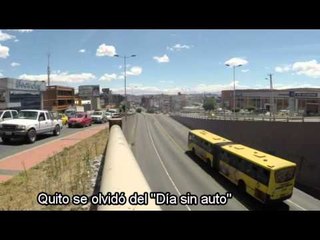 Quiteños se olvidaron del "Día Sin Carro"