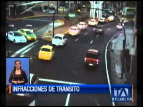 Graves infracciones de tránsito son captadas por las cámaras de la AMT