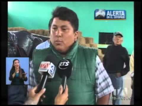 Llega ayuda a ganaderos afectados por el volcán Cotopaxi