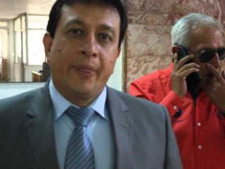 Así llegó Joselito Cobo a la reunión con Teleamazonas