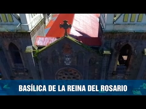Basílica de la Reina del Rosario de Agua Santa de Baños - Ecuador desde arriba - Teleamazonas