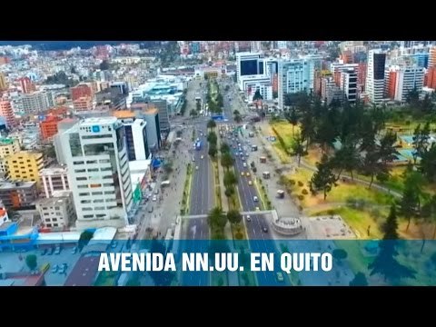 Avenida NNUU en Quito - Ecuador desde arriba - Teleamazonas