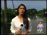 Barrios y casas afectados por lluvias e inundaciones