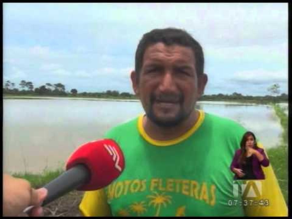 Babahoyo y Montalvo están afectados por lluvias y desbordamiento de ríos