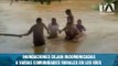 Inundaciones dejan incomunicadas a varias comunidades rurales en Los Ríos