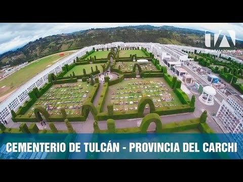Cementerio de Tulcán - Provincia del Carchi - Ecuador desde arriba - Teleamazonas