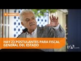 Hay 23 postulantes para Fiscal General del Estado