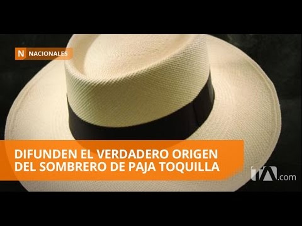 Difunden en el verdadero origen del sombrero de paja toquilla
