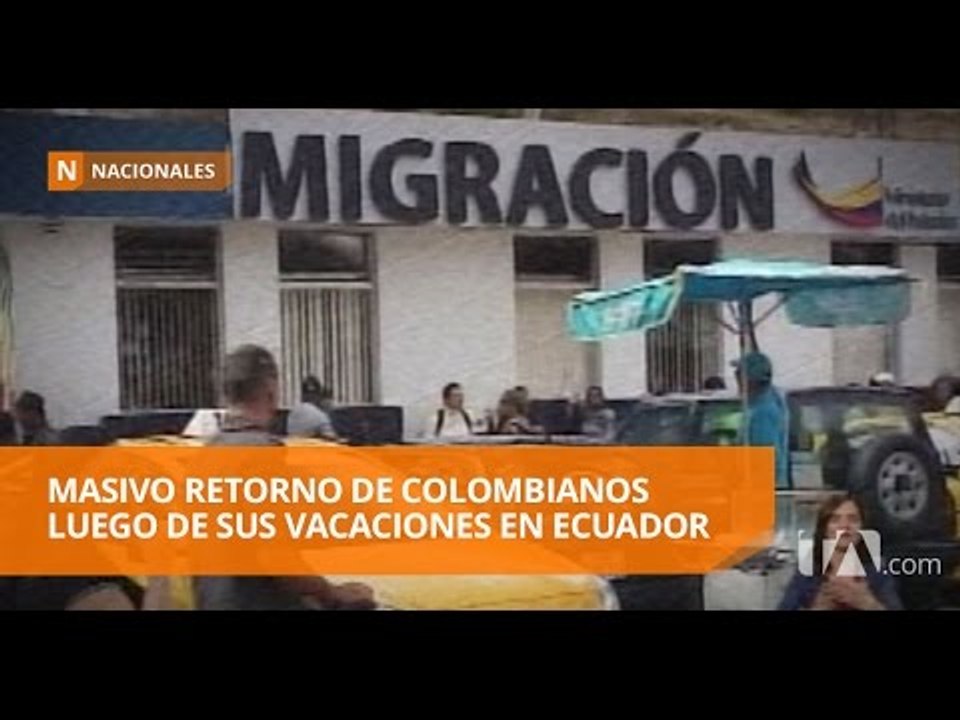 Turistas colombianos retornan a su país  - Teleamazonas