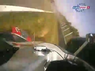 LMS Monza 2008 Capello Big Crash Almost Flips Onboard