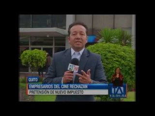 Empresarios del cine rechazan pretensión de nuevo impuesto