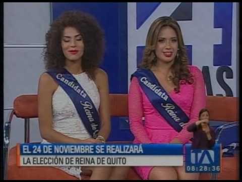 Gabriela Jiménez y Jéssica Canchig, dos bellas candidatas a Reina de Quito