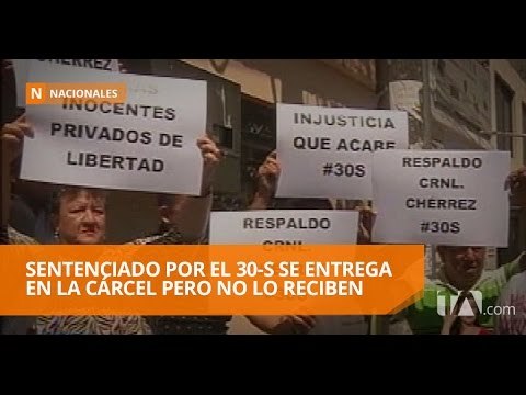 Coronel de Policía se entrega en la cárcel pero no lo reciben - Teleamazonas