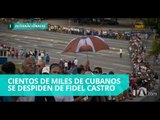Miles de cubanos despiden a Fidel Castro - Teleamazonas