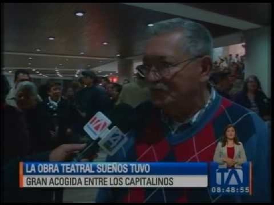 La obra teatral sueños tuvo gran acogida entre los capitalinos