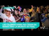 Disidentes cubanos celebran la muerte de Fidel Castro - Teleamazonas